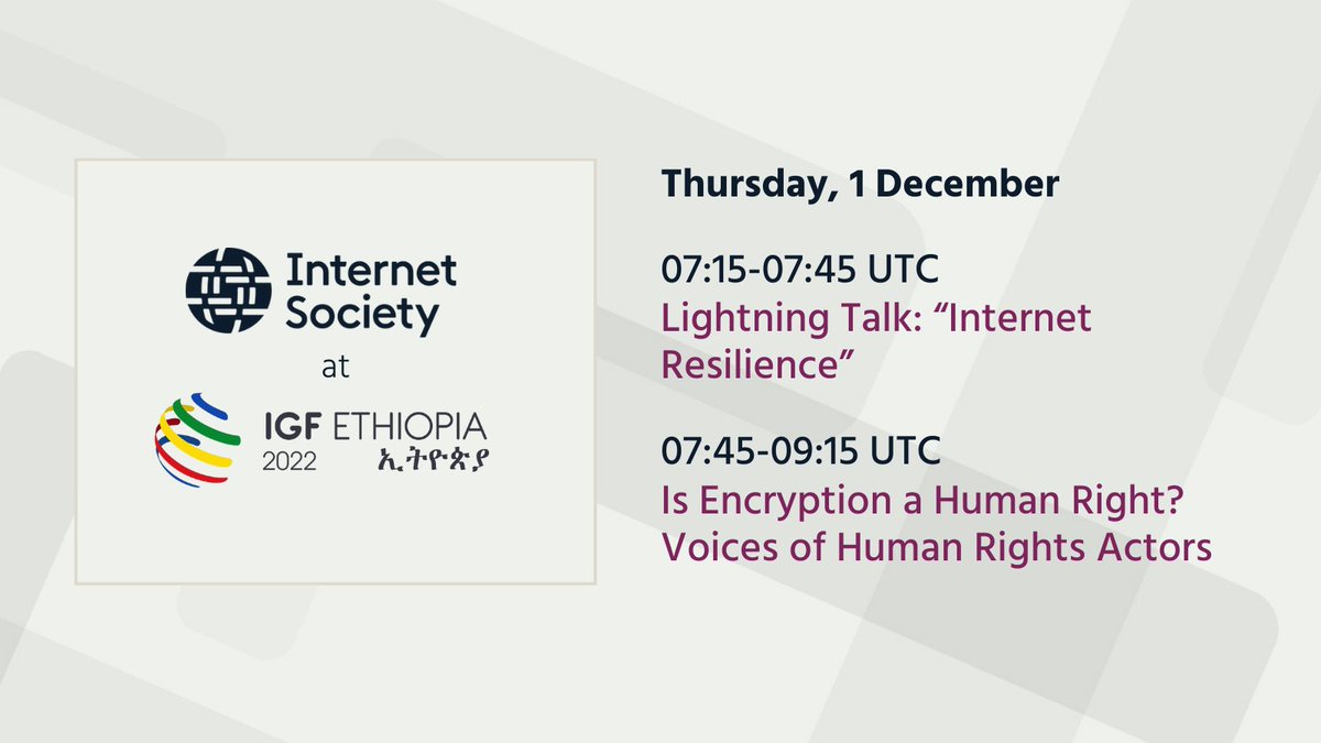 Internet Society tweet media