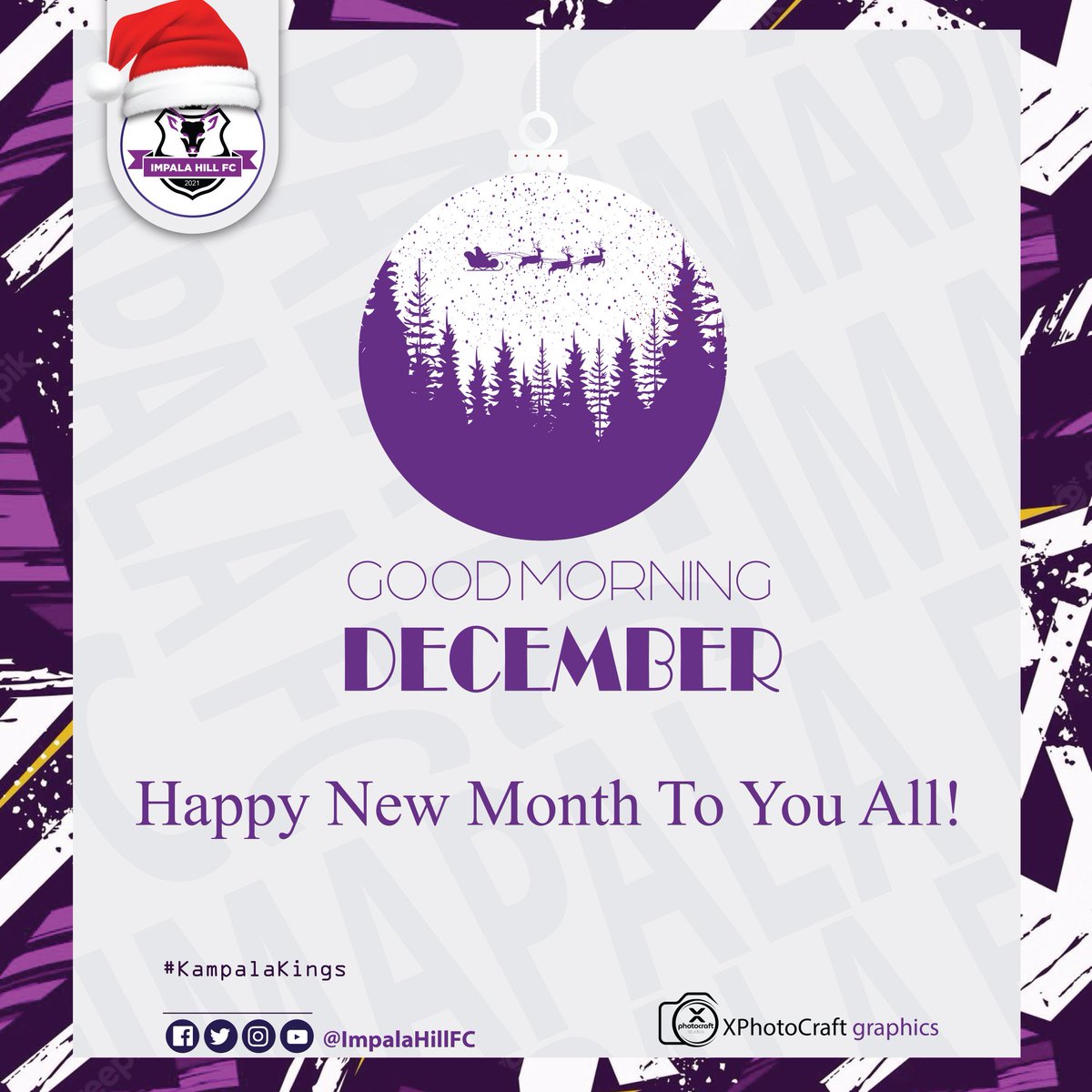 ImpalaFootball's tweet photo. Good morning #PurpleKingsAndQueens
Happy New Month!
#WeAreImpalaHillFC https://t.co/CE6X8VSqNF