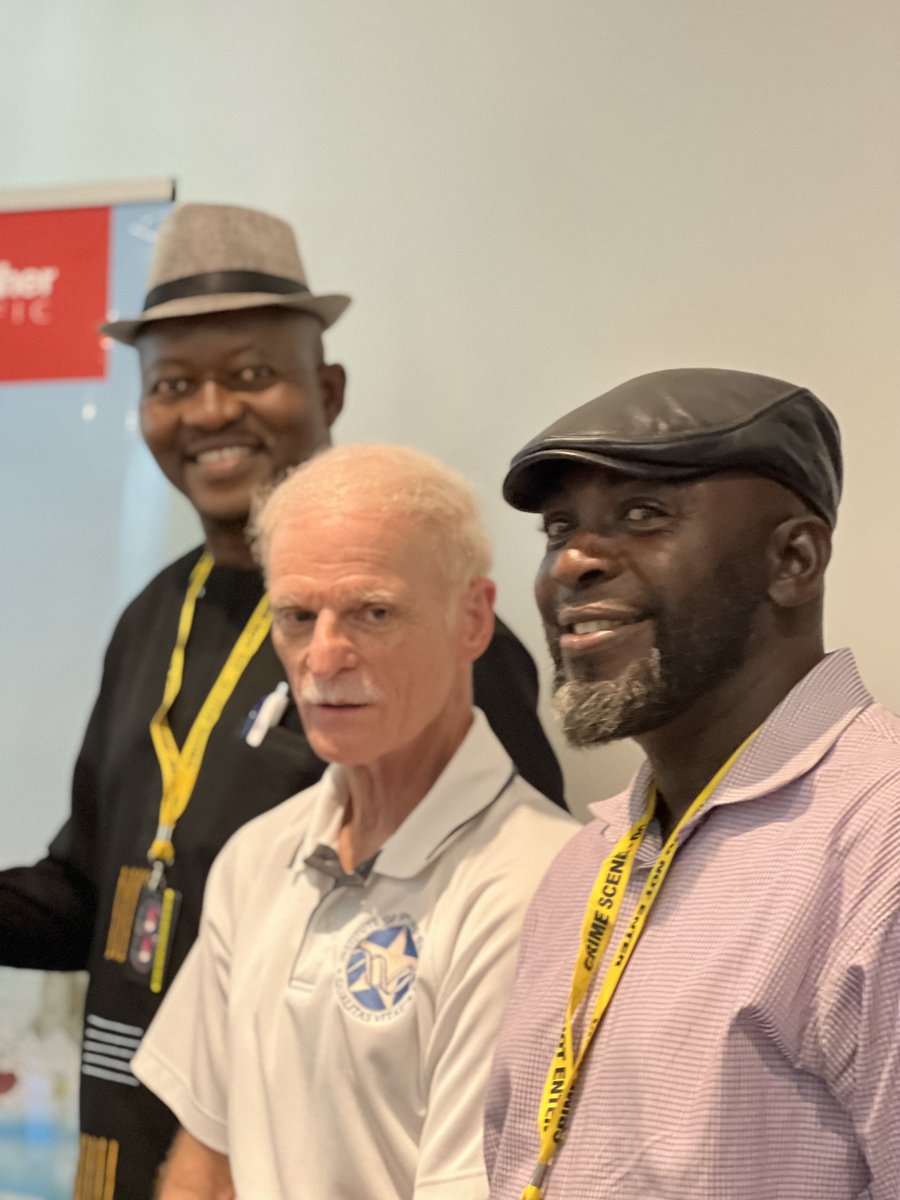 DNAforAfrica's tweet photo. #GHANA We are hosting a Deep Dive into Forensic DNA in Accra today for forensic experts in this region. Thank you to Prof. Bruce Budowle for imparting his wisdom and to our West African colleagues for coming together to share. @bkolee #DNAforjustice https://t.co/pDJwSycYYl