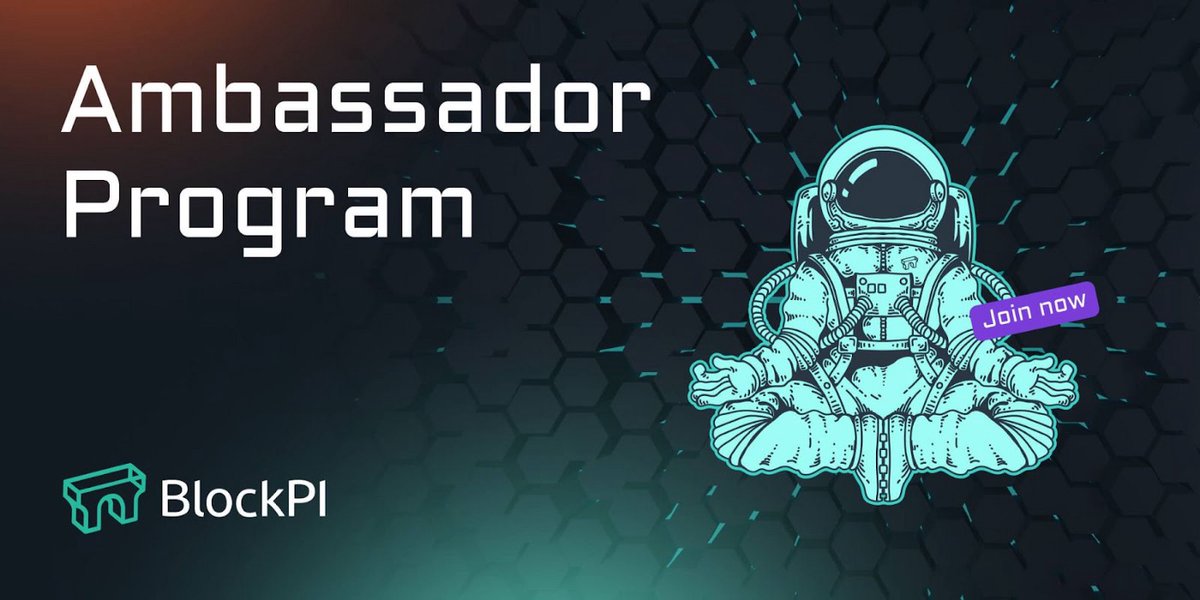 📢1/4 Announcing #BlockPI Ambassador Program!
The #ambassadors join to build a passionate community for developers and advocates, boosting the industry great and beyond.🥳