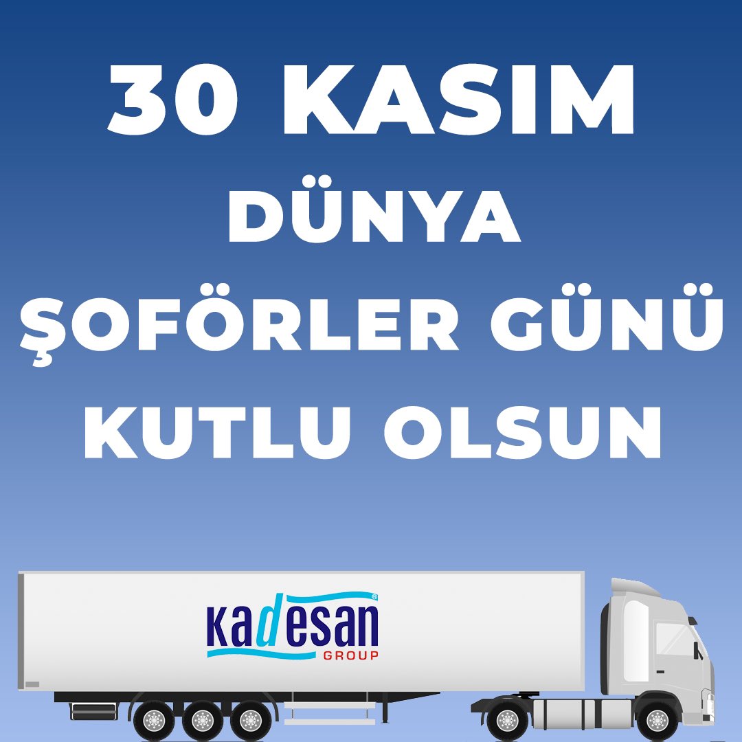 30 Kasım Dünya Şoförler Günü kutlu olsun
#30kasım #dünyaşoförlergünü #30kasımdünyaşoförlergünü #şoförlergünü #şoförler