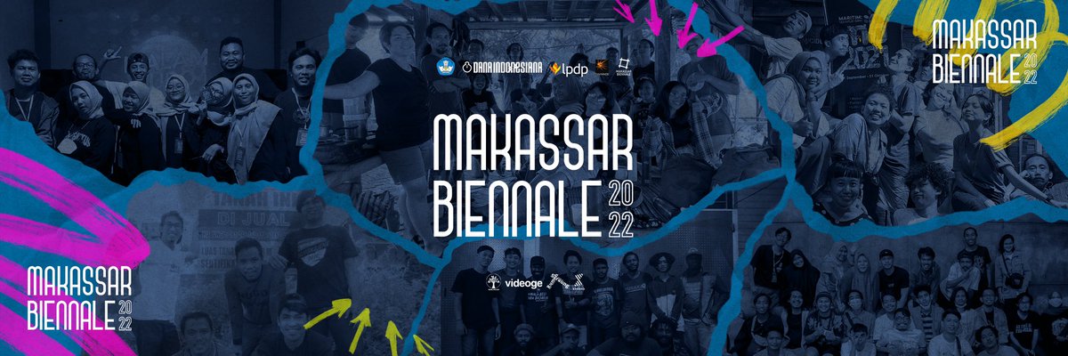 mksbiennale's tweet photo. PERSIAPKAN DIRIMU!

Makassar Biennale 2023 segera digelar di Makassar, Parepare, Pangkep, Labuan Bajo, dan Nabire.

Sepanjang akhir tahun 2022 ini hingga awal 2023 mendatang, tim di 5 kota sedang melakukan serangkai persiapan menuju Makassar Biennale 2023 🙌 https://t.co/IdCsmM8InN