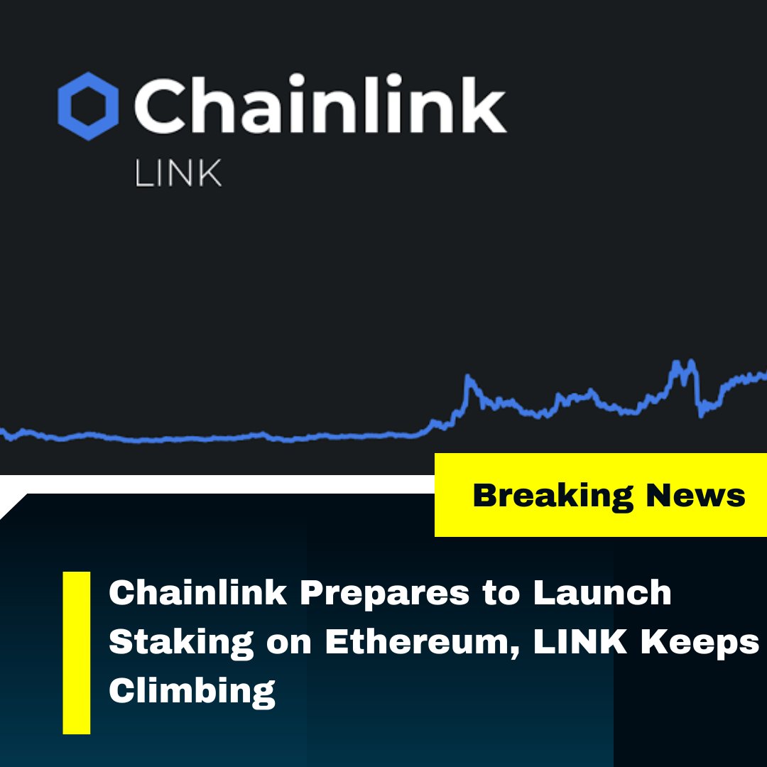 satoshintweet's tweet photo. Chainlink Prepares to Launch Staking on Ethereum, LINK Keeps Climbing

#Chainlink #cryptomarket #cryptocurrencies #CryptoNews #cryptocurrency https://t.co/xtPx164qFM