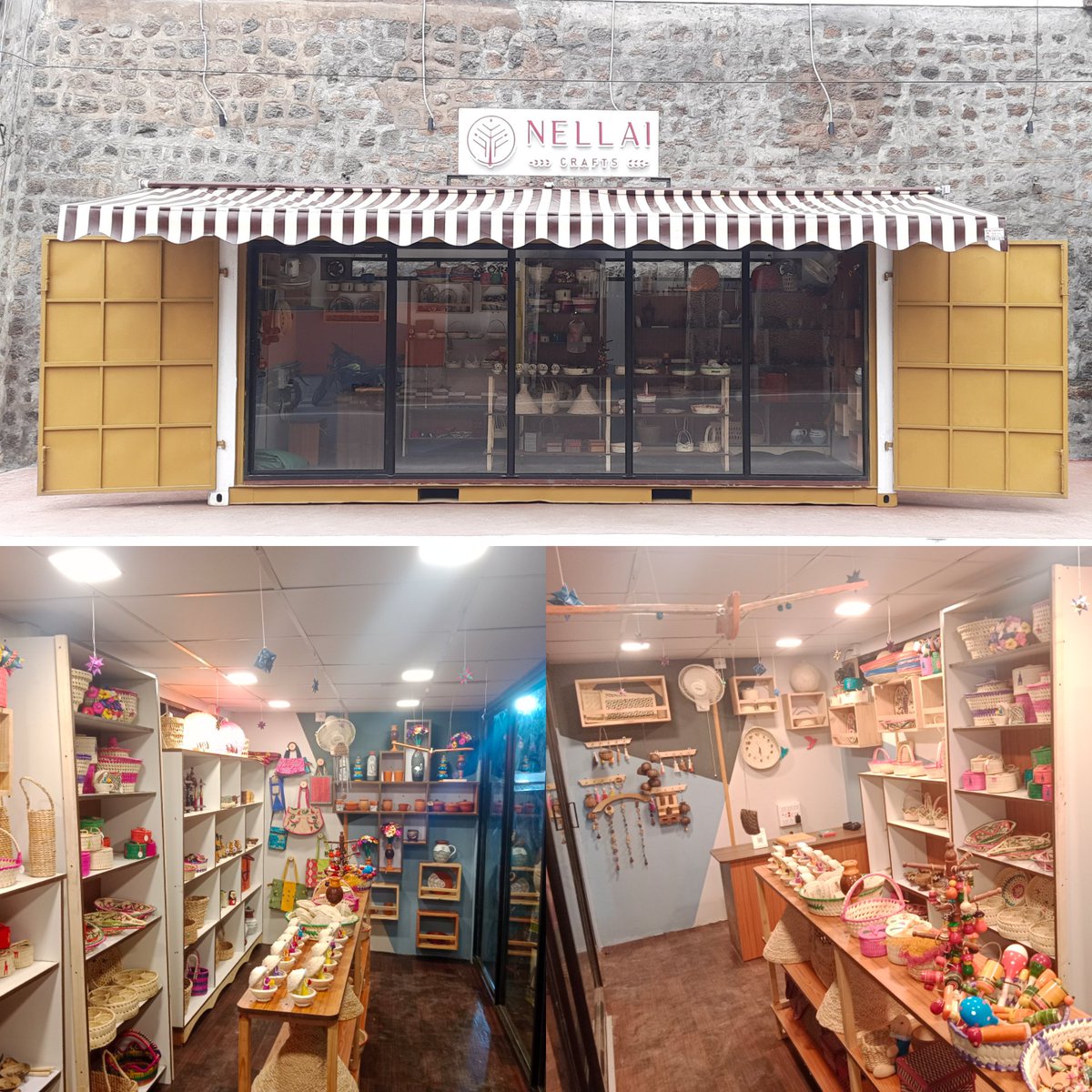 CraftsNellai's tweet photo. Branch 2 of Nellai Crafts Started at Palay Medai Fort, Keep Supporting Us❤️ #tirunelveli #crafts #Nellai #TN72 #handmade #crafting #containers #handmadegifts #artsandcrafts #Sustainable #ecofriendly #craft #NatureOfNellai #handcrafted #HandmadeHour #handmadewithlove #uniquegifts https://t.co/cUt7EYoz8x