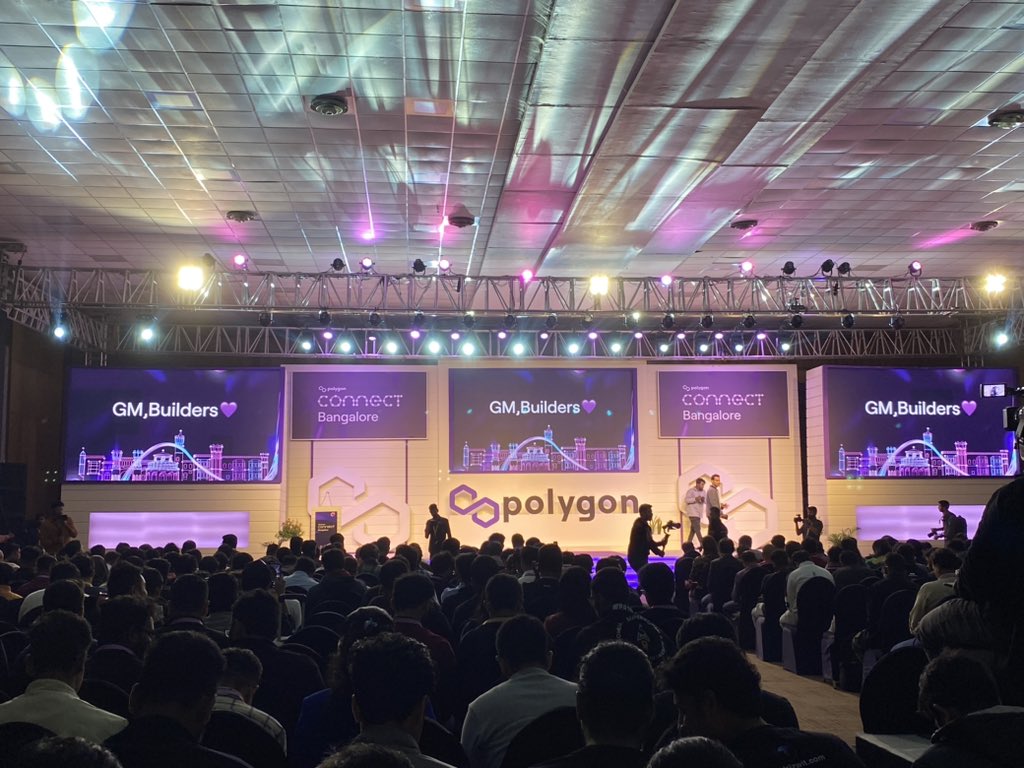 At Polygon Connect💜 #polygonconnect