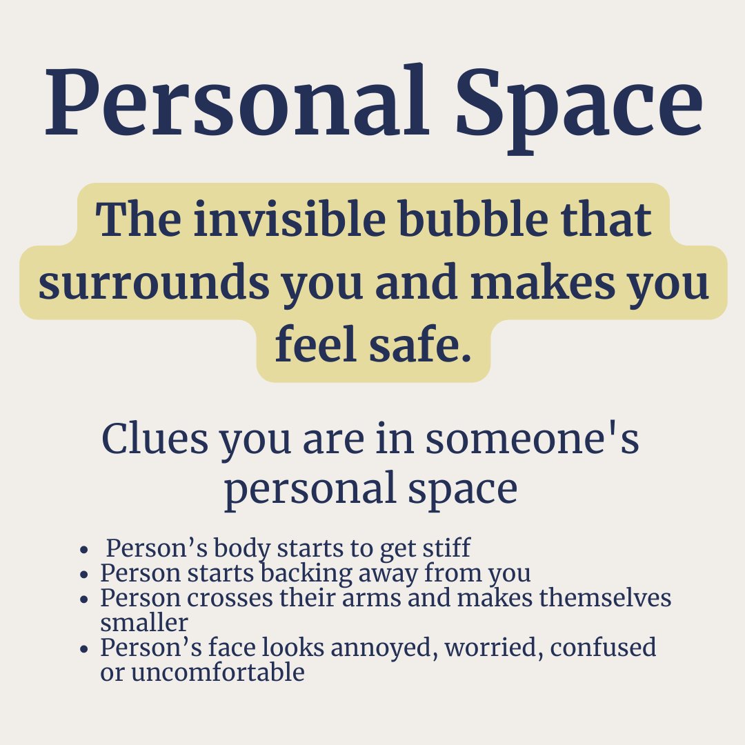 meshornets's tweet photo. Happy Thursday Hornets.  Last week we learned about Personal Space and how to respect the Personal Space of others. https://t.co/eWxDlhTgfh