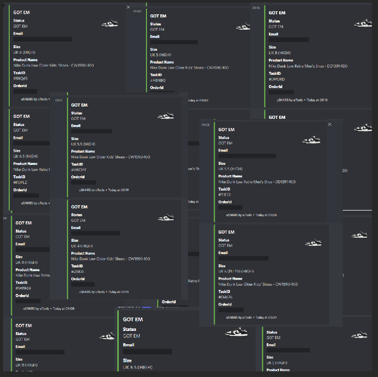 iamothmann's tweet photo. Bit of a manic day, ran out of money too

Bot: @utools_success
Proxies: @RetailByRampage
Server: @ToxicServerss
Auto Verifier: @No3DS https://t.co/ECaqkgXwUD
