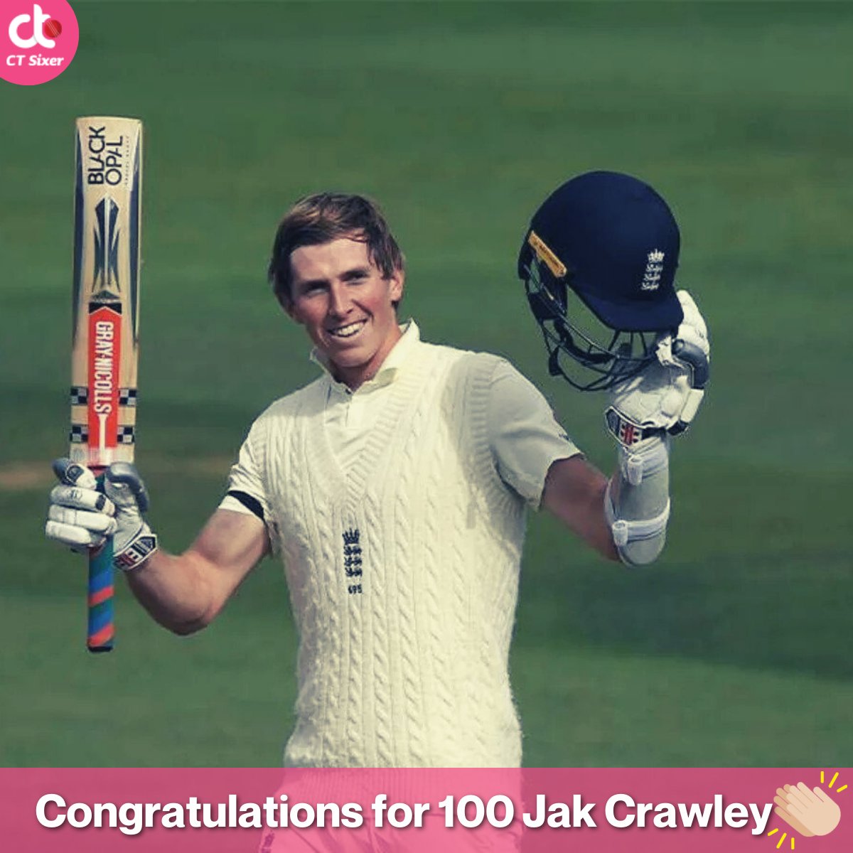 CrypTechSixer's tweet photo. A fast knock from Jak Crawley, he scored 122 runs in just 111 balls.
#JakCrawley #Pakistan #England #ENGvsPAK #England #News #PakistanCricket #Pakistan #Sports #cricketnews #crickettwitter https://t.co/XhzOShpPHi