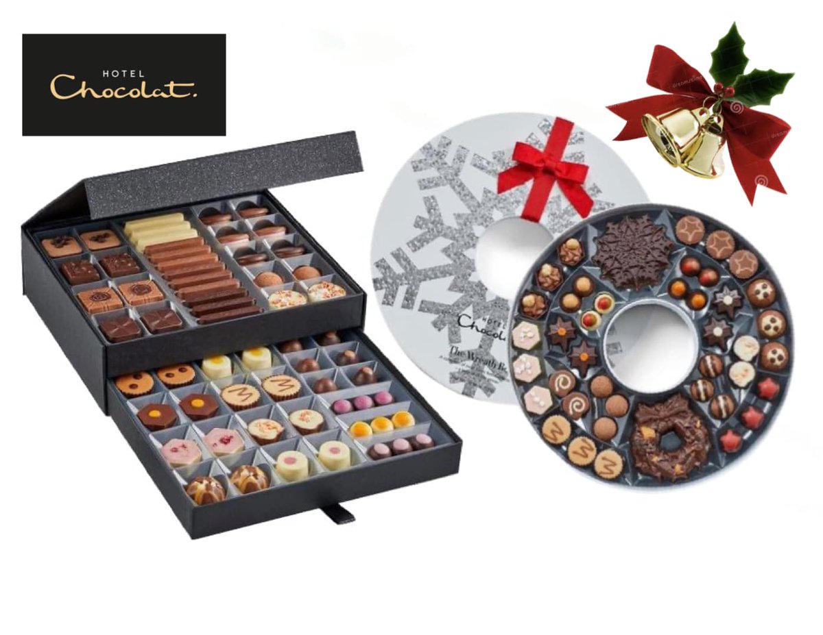 Hotel Chocolat prizes up for grabs in this weekend's RADIO CAROLINE NORTH competition: 1st prize  Classic Cabinet. Two runners-up Chocolate Wreath Box. Comp sponsor Addo Addison, Royston, Herts. On 648AM England, Netherlands, Belgium, 1368AM N/NW via <a href="/ManxRadio/">Manx Radio</a>, online &amp; app