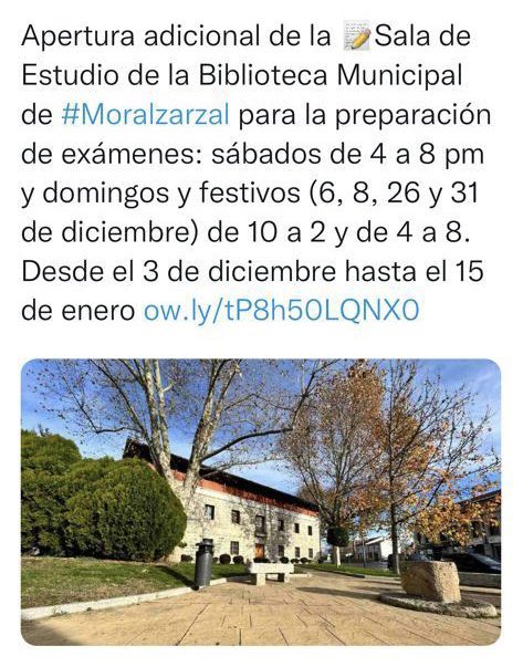 En junio nos reunimos con el gobierno municipal para trasladarle una de nuestras principales preocupaciones: la falta de espacio que presentaba la biblioteca municipal. 
Hoy, la reapertura de la sala de estudio es una realidad. 
<a href="/MasMadrid__/">Más Madrid</a> haciendo comunidad