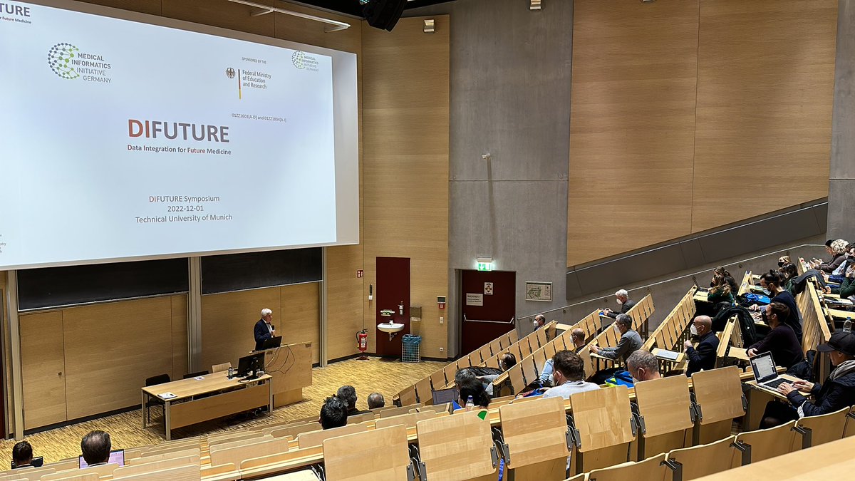 Da <a href="/DIFUTUREde/">DIFUTURE</a> Symposium beginnt. Ich freue mich auf spannende Vorträge. <a href="/MIRACUM_de/">MIRACUM</a>