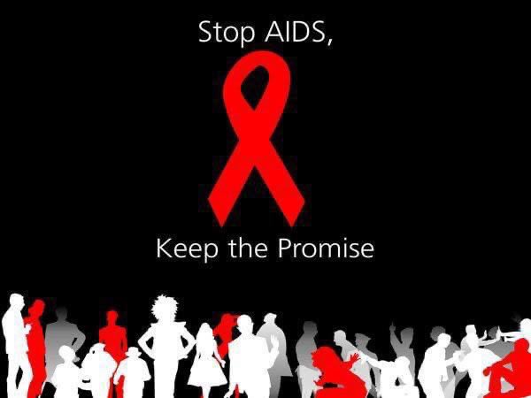 Hoy, Día Mundial contra el SIDA, y todos los días del año, comprometidos con la investigación e inversión sanitaria, con la prevención y concienciación y contra cualquier tipo de estigmatización.
#StopAIDS 
#DiaMundialdelSIDA    
#1DeDiciembre
#KeepThePromise