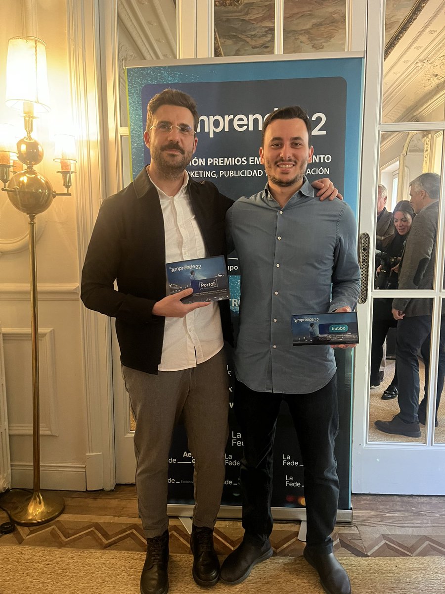 #LaFedeEmprende22 <a href="/inspide_me/">Inspide</a> y <a href="/bubboapp/">b.</a>, ganadores de la 5ª edición de los premios al emprendimiento #marketing #comunicación #publicidad
