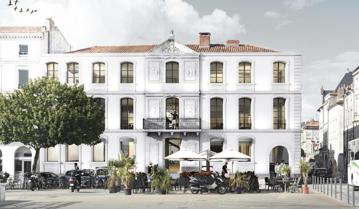 SO_LaRochelle's tweet photo. Ancien commissariat de La Rochelle : les travaux du futur concept store vont débuter en janvier 2023 https://t.co/f4Zy5ud4XB https://t.co/I2sGUL7RiU