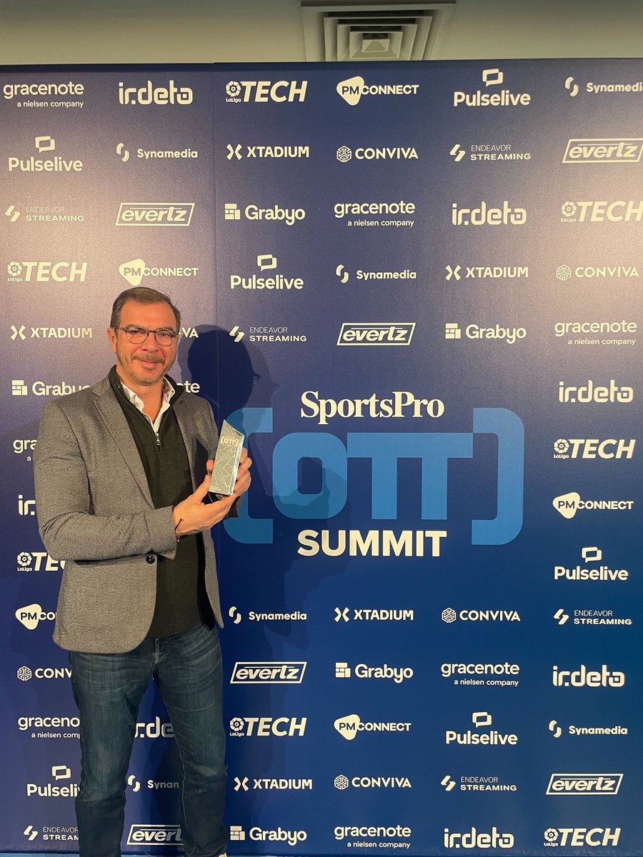 What a great night it was at the SportsPro OTT Awards in Madrid! Blackbird was voted Best Tech Company 2022 Runners Up with the top prize going to our partners, @deltatre. Well done to all the nominees and winners! #cloudediting #videoproduction #mediaindustry #BIRD #BBRDF