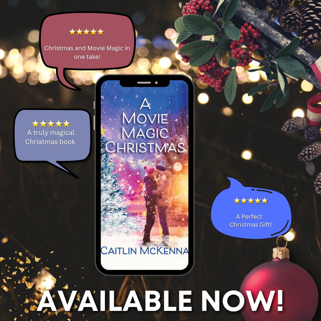 CaitMckenna's tweet photo. ⭐️⭐️⭐️⭐️⭐️
Purchase links in bio!

"I loved every minute of it. It's like living in your very own Christmas movie." —@NicholeChase, NYT and USA TODAY Bestselling Author

#Christmas magic is in the air in this heartwarming and witty small-town reunion #romance. #christmasromance https://t.co/km2eVaB5pw