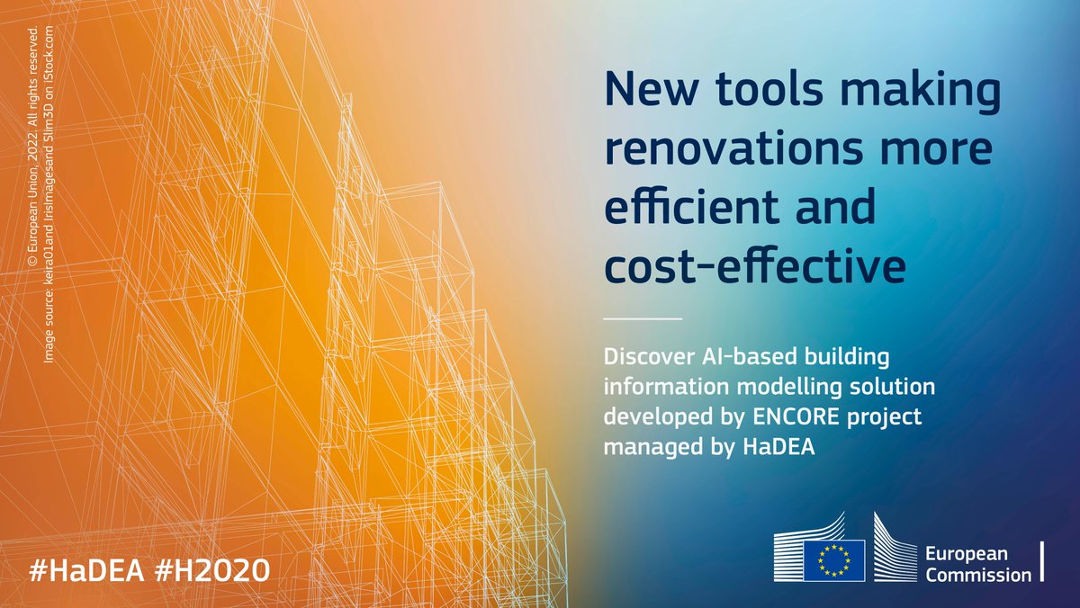 💻Digital tools can also be used for renovating houses! HaDEA managed project @encorebim offers a smart process to better plan, design and manage energy-efficient renovated buildings🏘️ What to learn more? Read the latest @cordis_eu article 🔗👉cordis.europa.eu/article/id/442…