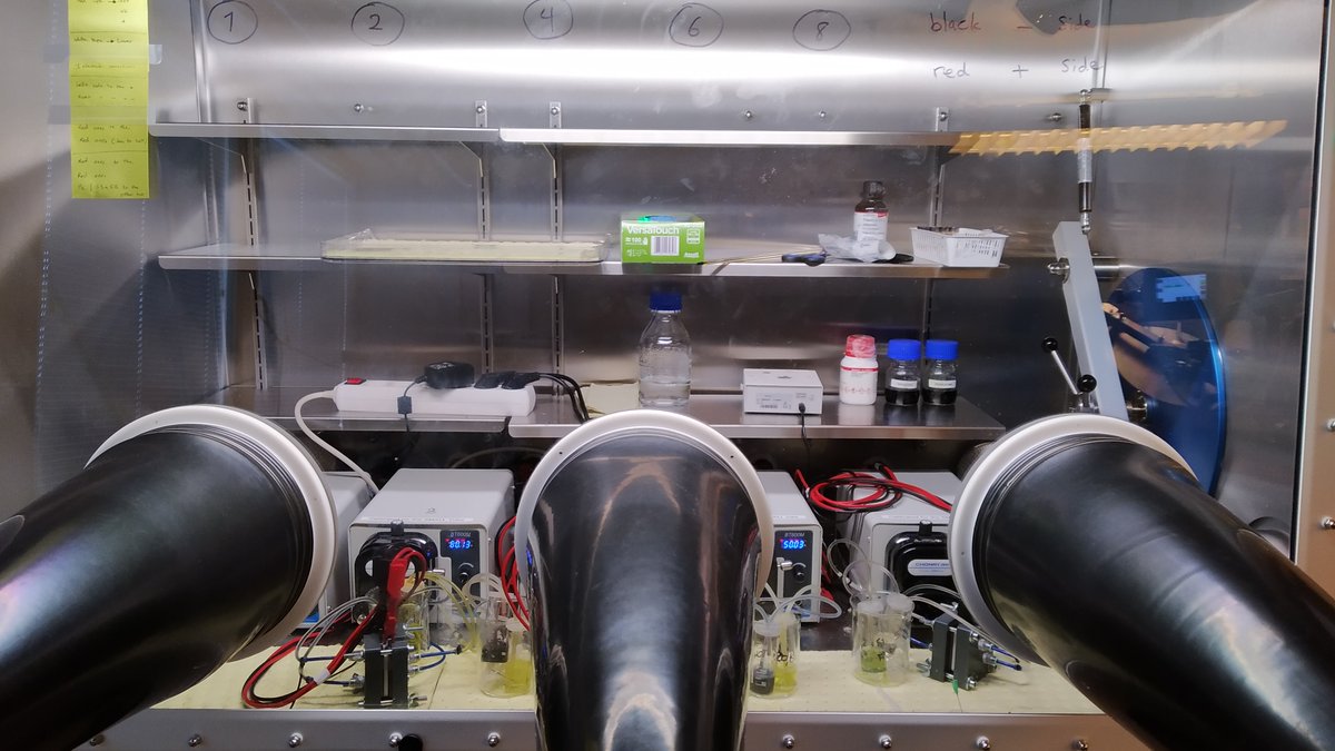 Compbat1's tweet image. Looking for suitable materials for Aqueous Organic Redox Flow Batteries (AO-RFBs), the new organic
compounds synthetized within the CompBat project are tested in lab-scale flow batteries at
University of Turku.

More info:compbat.eu/2022/12/01/tes…