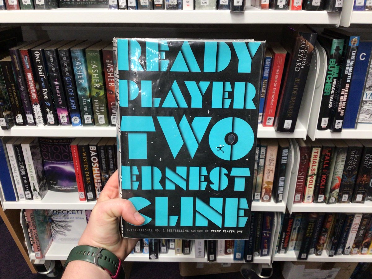 Day 2 of our #BookAdventCalendar is of course 'Ready Player Two' by Ernest Cline - a thrilling dive back into the universe of OASIS! Pick it up in our sci-fi section today.

@READYPLAYER2 @ErnestCline @centurybooksuk #ReadyPlayerTwo #SciFi #Books https://t.co/huQrwAOeFQ