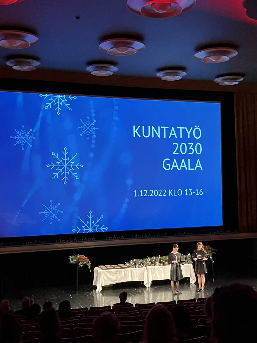 #kuntatyö2030
Tänään palkitaan kuntien kehittämistekoja ja Suomen kekseliäin kunta.