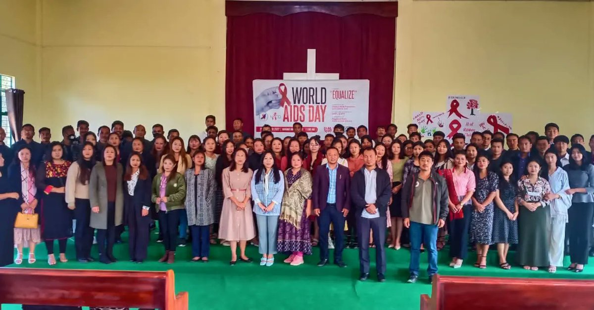 Chos_Rhts's tweet photo. District AIDS Prevention &amp; Control Unit #Wokha along with Wokha Network of Positive observed #WorldAIDSDay2022 under the theme 'Equalize' at Witter Theological College, Vankhosung Wokha on December 1.
@NagalandNhm @MyGovNagaland @HealthNagaland https://t.co/Ls9NlBPi5Z