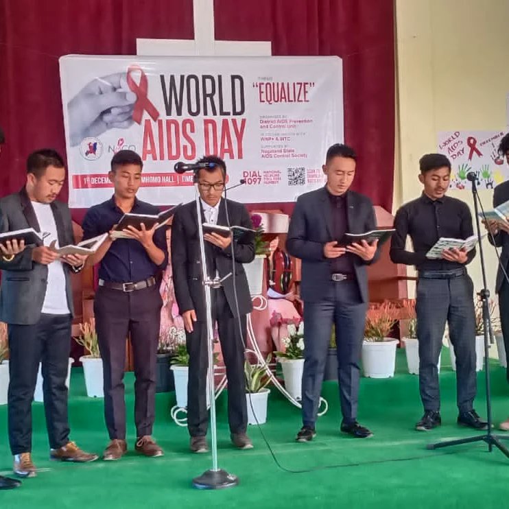 Chos_Rhts's tweet photo. District AIDS Prevention &amp; Control Unit #Wokha along with Wokha Network of Positive observed #WorldAIDSDay2022 under the theme 'Equalize' at Witter Theological College, Vankhosung Wokha on December 1.
@NagalandNhm @MyGovNagaland @HealthNagaland https://t.co/Ls9NlBPi5Z