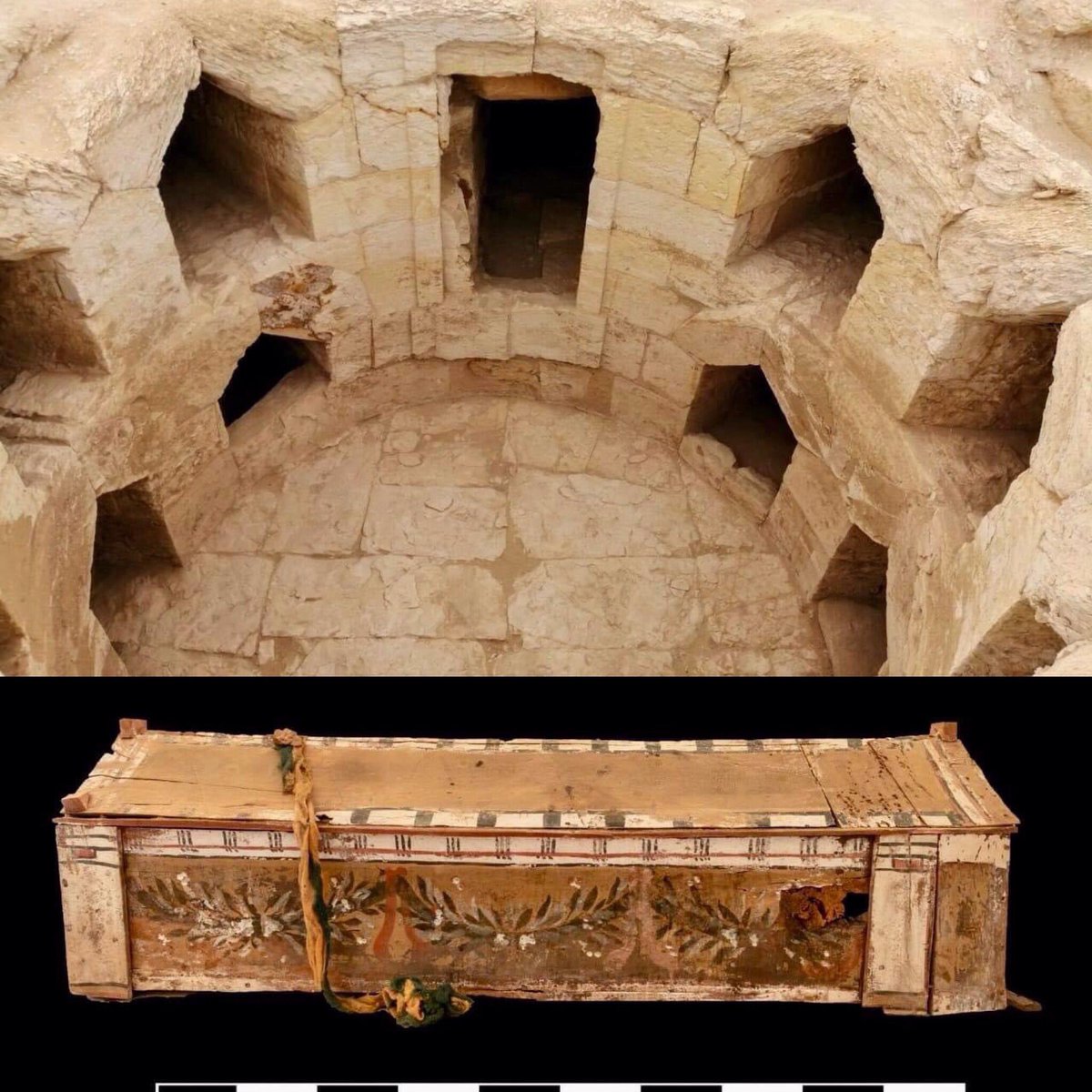 luxortimes's tweet photo. Huge Funerary Structure of 2300-Year-Old Discovered in Fayoum’s Philadelphia. More info. &amp; photos  https://t.co/dRL54jsiKk #Egypt #Philadelphia #Egyptology #Archaeology @indyfromspace @RomArchable @yukinegy @ticiaverveer https://t.co/AJ77Q0Bmh4