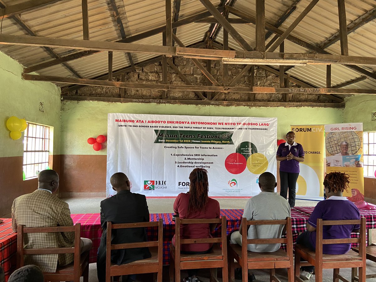 As part of the #16daysofactivism campaign, Murua Girl Child Education Program have organized a 3-day teen camp in Narok in their efforts to end #VAWG, #SGBV, #TeenPregnancy, and #HIV transmission among teens.