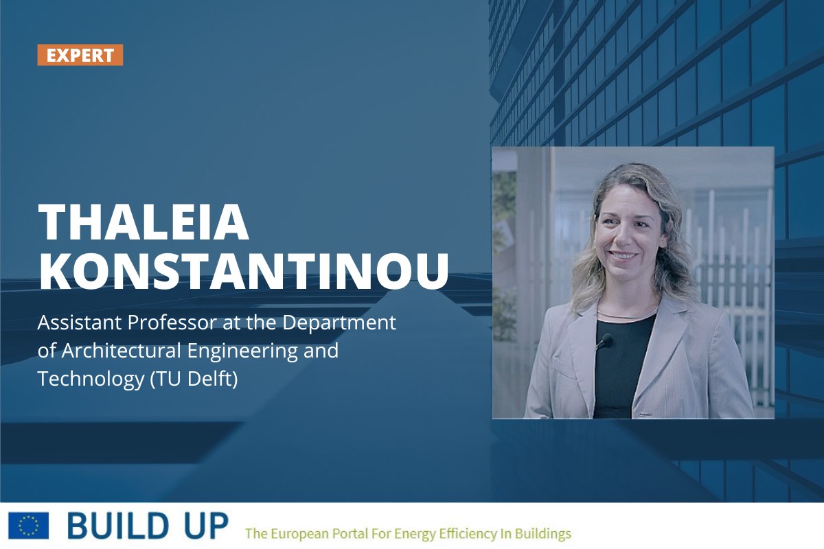 EU_BUILDUP's tweet photo. ❗Our latest #ExpertTalk is available!🆕
🗣Thaleia Konstantinou (@tudelft) talks about innovative solutions for renovating 🇪🇺 #buildingstock or the main components to focus on to improve #energyperformance in #buildings, among other topics👀
Check it!👉https://t.co/NaLA1ATiKE https://t.co/o8AGMLsCjG