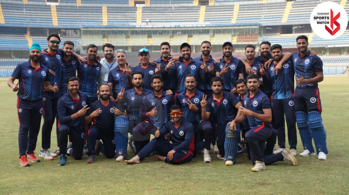 Atinderishere's tweet photo. J&amp;K cricket team reached quarterfinals of the Vijay Hazare trophy 🏆 for the first time! 
Brilliant performance by the team this time. All the best to them for the upcoming Ranji Trophy. 🏏🔥 https://t.co/oYzSDFUSnE