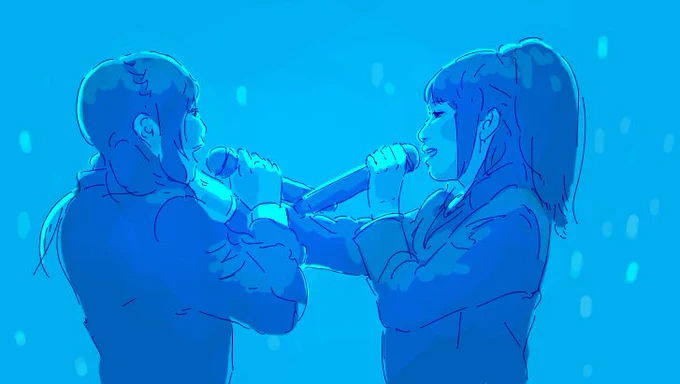 ………………(懐かしい絵をひっぱりだしてきて……) 