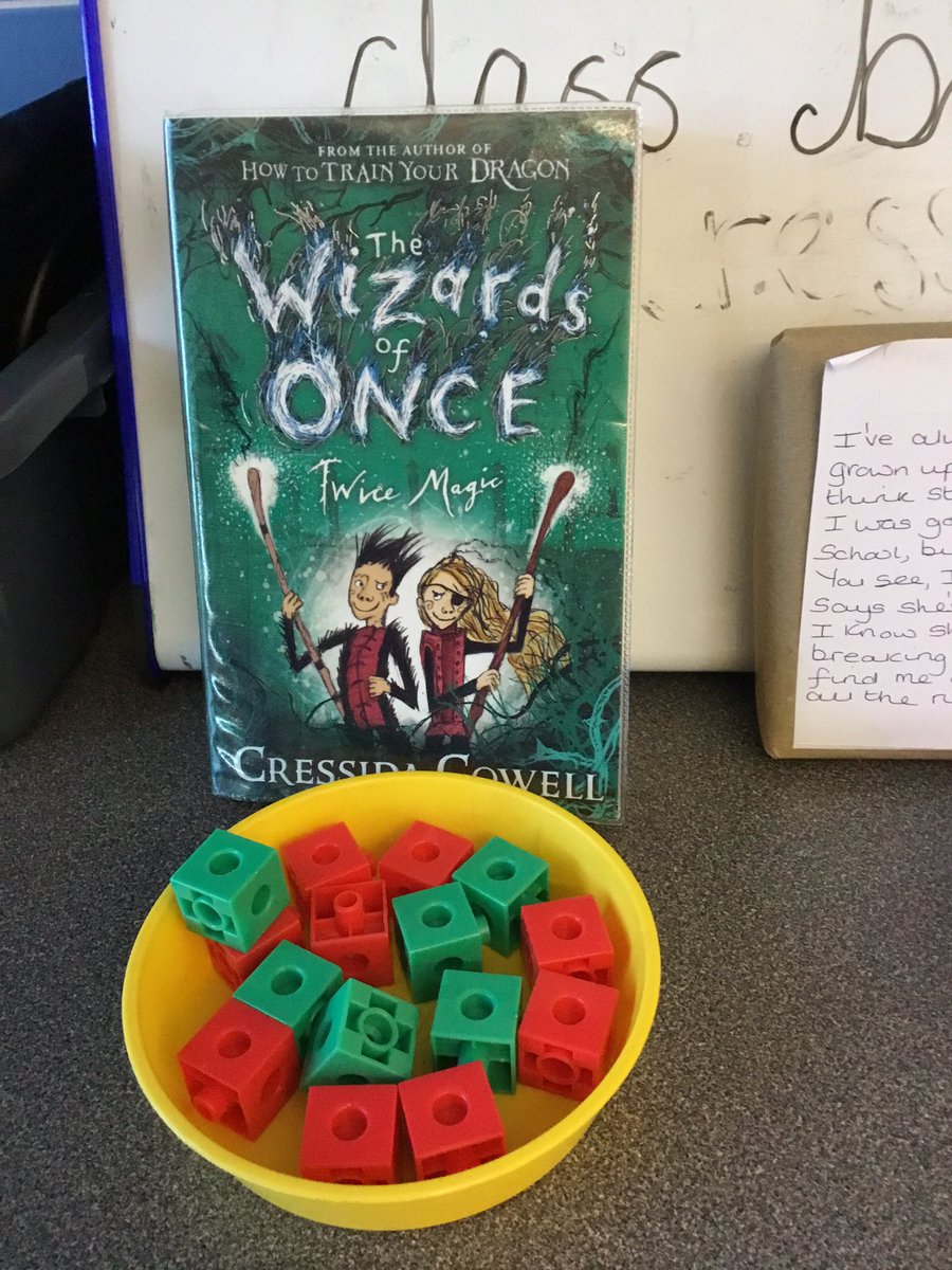 Barry the elf came to visit and he brought some books for us to choose from for our next Book Club book! The result was not surprising as the children enjoyed the first book in the series so much #readingforpleasure <a href="/CressidaCowell/">Cressida Cowell</a>