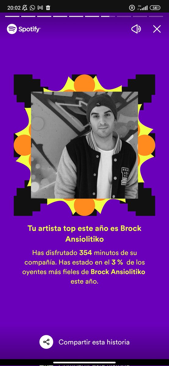 frasesbrock's tweet photo. Creo que podrían pasar 20 años sin nuevas canciones de Brock, que mi wrapped de Spotify no cambiaría...
¿Como han sido los vuestros? https://t.co/4Q8k2FUpcL