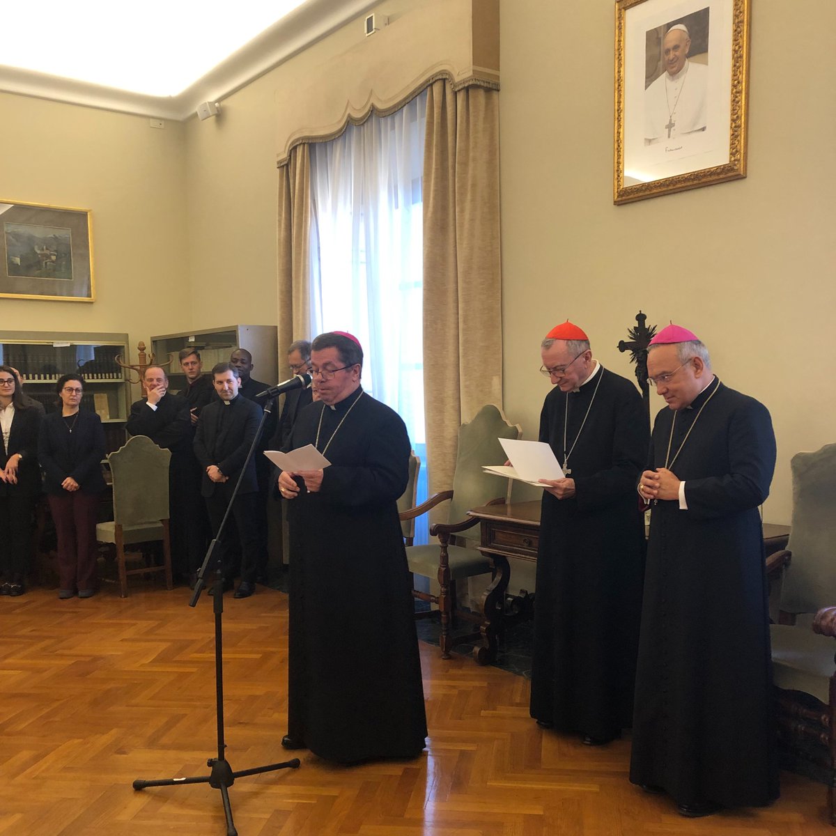 TerzaLoggia's tweet photo. S.E. Mons. Jan Romeo Pawłowski, Arcivescovo tit. di Sejny, già Segretario per le Rappresentanze Pontificie, è stato nominato dal Santo Padre Nunzio Apostolico in Grecia. Lo ha annunciato oggi, 1 dicembre 2022, il Cardinale Segretario di Stato Pietro Parolin a tutto il personale. https://t.co/Av7ESPS03W