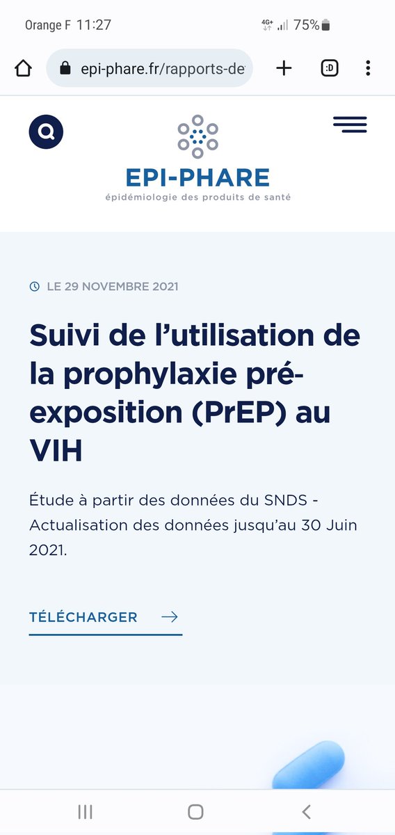 Le nouveau rapport EPI-PHARE sur la #PrEP en #France montre que depuis 2016 date de l'autorisation 64,821 personnes ont demarré la #PrEP et 42,583 prennaient la #PrEP au premier semestre 2022. Cette couverture est en progression mais reste très insuffisante !