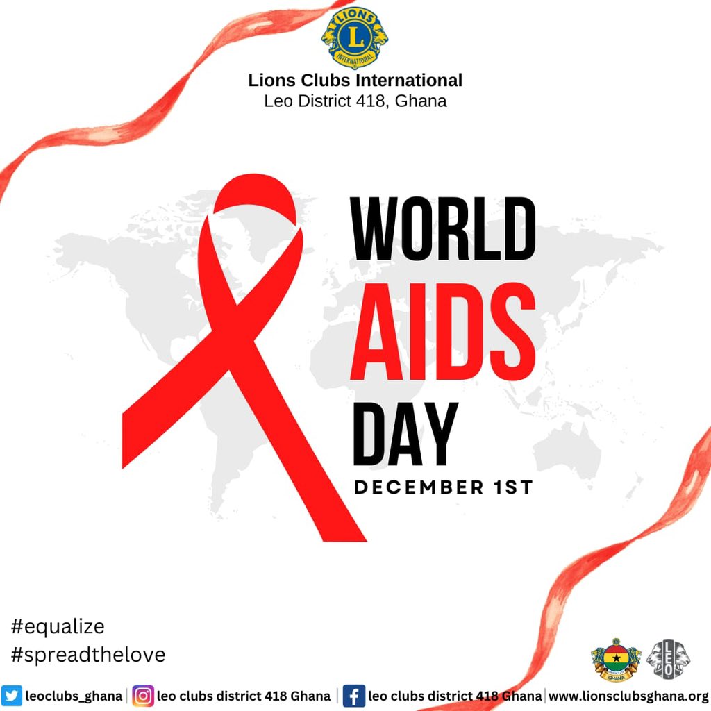 rmu_leoclub's tweet photo. Today, we remember the 40 million lives lost to AIDS, and show our love & Support for those affected by HIV. Together, let us #Equalize and pledge to spread awareness to build a future free from AIDS.
#spreadtheword
#WorldAIDSDay
#weserve
#rmuleos
#leodistrict418 https://t.co/x5H8dUV61o