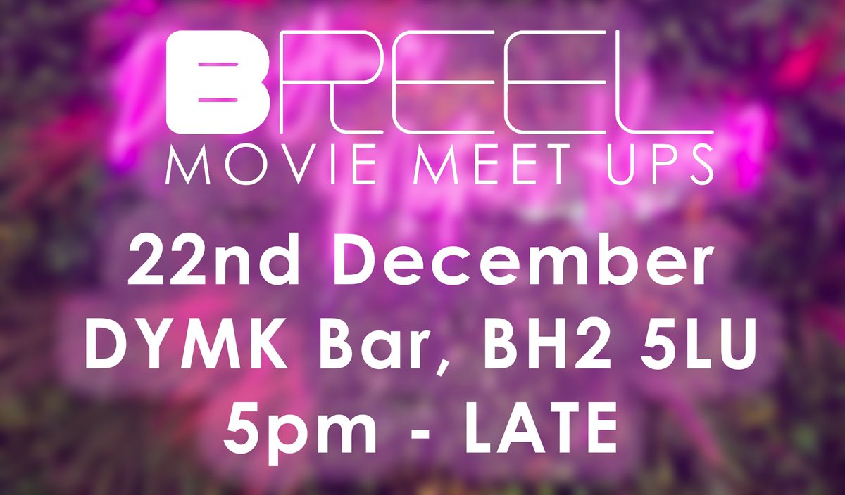 End the working year the right way; with drinks and movie chit-chat! Find the event on Facebook for more info!