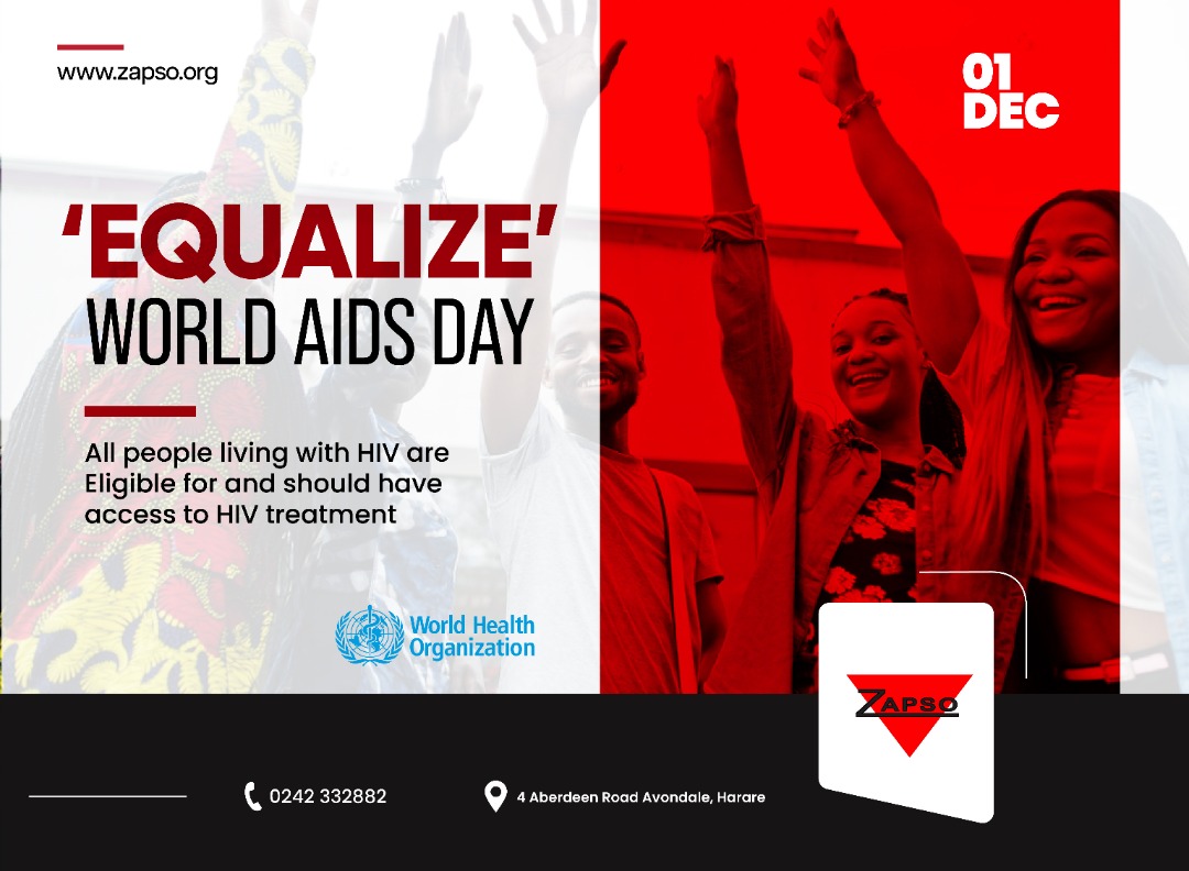 Happy World AIDS Day. Let's all play our part to make a difference. Advocating access to treatment for all people living with HIV. #WorldAIDSDay2022 #WorldAIDSDay @ilo @naczim @UNDPZimbabwe @UN_Women @Oxfam @takemorem1 @WHO_Zimbabwe @Zinestafrica @EsteemComms