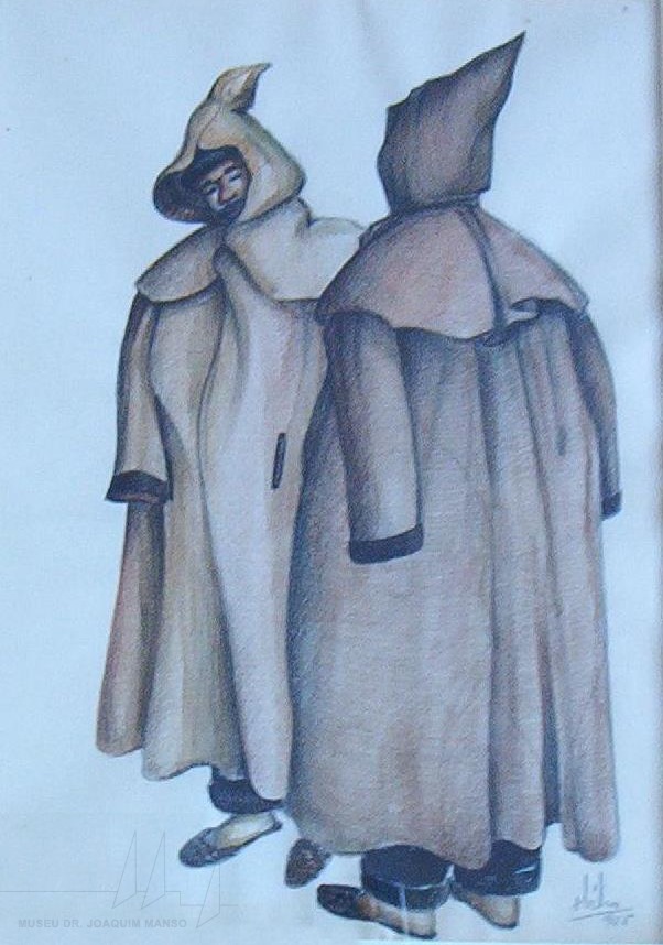 Com um frio destes só se consegue sair à rua com um GABÃO!
Desenho de Abílio de Mattos e Silva, "Homens de gabão", 1945. Col. Museu Dr. Joaquim Manso inv. 162 Des.
 findoutnazare.pt
#findoutnazare #nazare #visitnazare #lovenazare
#museudanazaré #gabão #trajetradicional