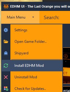 EDHMod's tweet photo. Some EDHM users are reporting ‘everything is 🍊’ after installing the UI from https://t.co/T1CpgpuJAu

Please Exit Elite, go to the Main Menu of the UI, and click Install EDHM Mod, then start Elite

Next round of fixes should be ready in a few hours #EliteDangerous https://t.co/zp6xOdI7gA