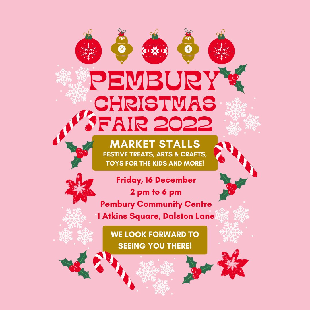 Pembury Children's Community (@pemburyldn) on Twitter photo Happy first of December, friends and neighbours! We're excited about bringing our whole Pembury community together on the 16th for a festive afternoon (2-6pm) <a href="/PemburyLDN/">Pembury Children's Community</a>. See you then! Happy first of December, friends and neighbours! We're excited about bringing our whole Pembury community together on the 16th for a festive afternoon (2-6pm) <a href="/PemburyLDN/">Pembury Children's Community</a>. See you then!