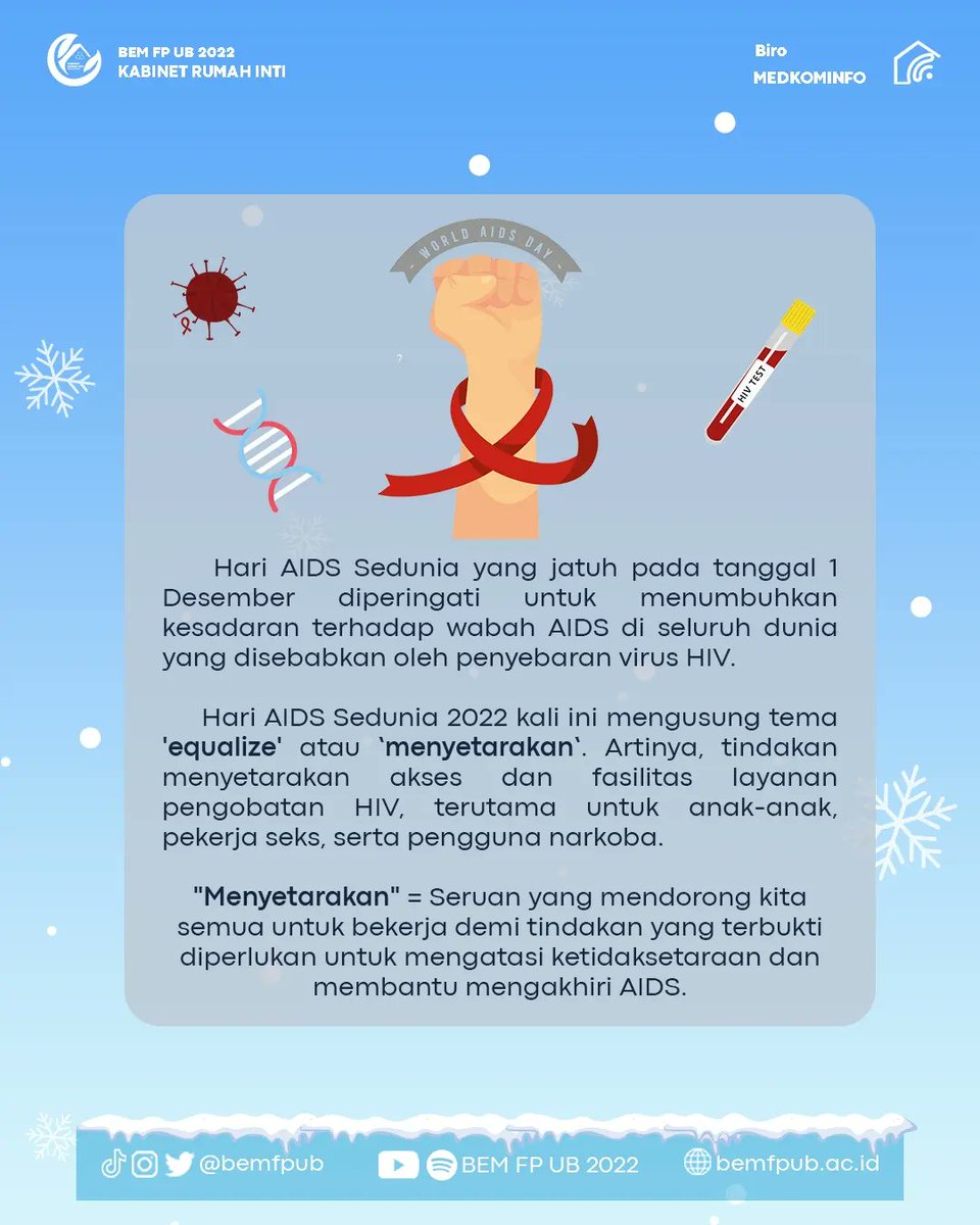 [HARI AIDS SEDUNIA]
Halo Mapeta! 
"We need to band together as a unit every day, especially to conquer the strenght of the AIDS virus"~Dustin Hoffman