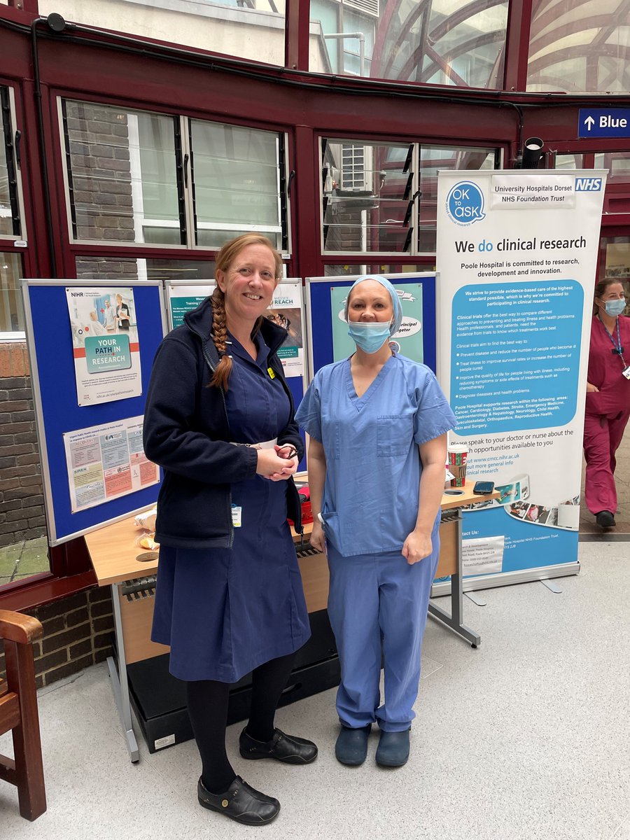 UHD Research (@uhdresearch) on Twitter photo Research Nurse Charlotte with PQIP PI at Poole promoting wessexreach.org.uk
🔸A single hub for information about local training and support opportunities
🔸An informal mentoring scheme for anyone in the region interested in research
<a href="/ReachWessex/">Wessex Reach Initiative</a> @NIHRCRNWessex <a href="/UHD_NHS/">University Hospitals Dorset NHS Foundation Trust</a> Research Nurse Charlotte with PQIP PI at Poole promoting wessexreach.org.uk
🔸A single hub for information about local training and support opportunities
🔸An informal mentoring scheme for anyone in the region interested in research
<a href="/ReachWessex/">Wessex Reach Initiative</a> @NIHRCRNWessex <a href="/UHD_NHS/">University Hospitals Dorset NHS Foundation Trust</a>