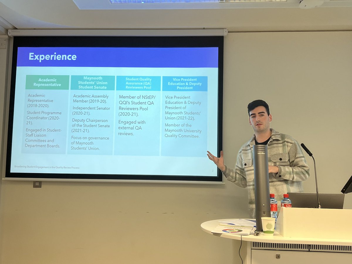 NStEPie's tweet photo. Itโs been a busy morning here with Maureen McLaughlin, Academic Registrar @NorthumbriaUni, Niall Daly @president_msu, and Niamh Kennedy @niamhakennedy highlighting issues of student engagement in quality, good practices, and PGR inclusion #NStEPnetwork https://t.co/7Z1YT95sc8