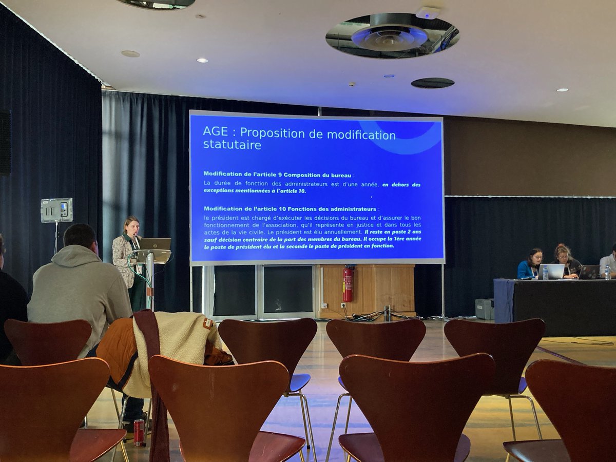 AG de <a href="/AFFEPtweet/">AFFEP</a> en ce moment dans l'amphi les Beffrois 4.2 B au Grand Palais de #Lille #CFP2022