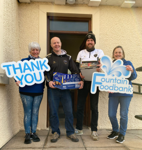 socialslashers's tweet photo. £285 raised and donated to the Fountain Foodbank in Downpatrick by the Slashers. Fair play to all and thanks for donating to those who need a little help this Christmas. https://t.co/R8Tvt0WAsv
