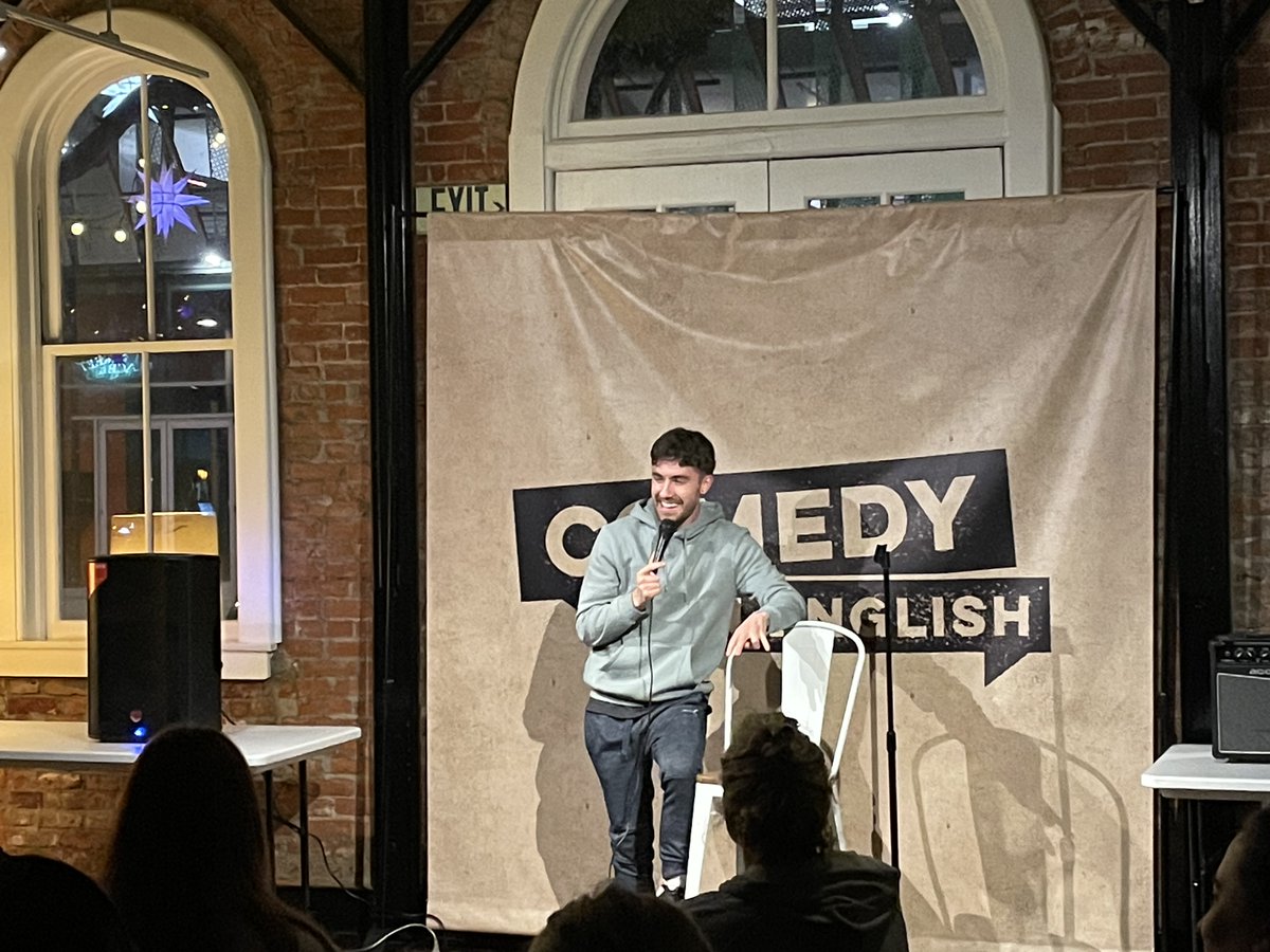 comedynenglish's tweet photo. Prev @santmonicahi
Mike Kim's "talk"
@willburkart's "feelings"
@michaelmagid 's "group"
@TheDailyPrateek 's "status"
@SarakiJoon's "coat"
Missed?! Next 1 Sat Dec 3rd 8:30pm w/ @solange_here @TheClayNewman @JustinMHerman
FREE! https://t.co/FuS9sX6dxO
#santamonica #eventsla https://t.co/tWNx3uTrgx