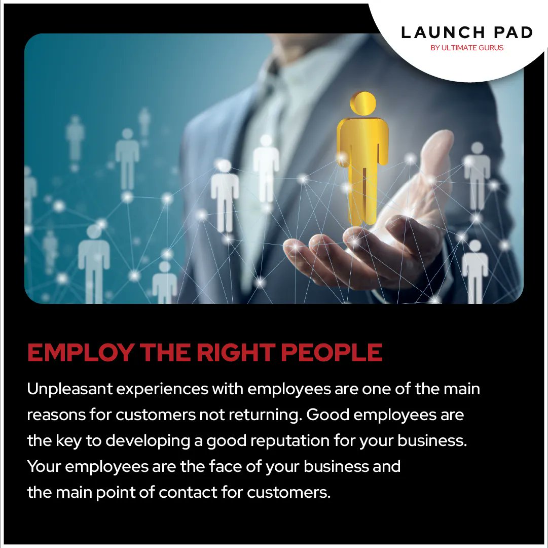 In the hassle of ensuring all the aspects of the business are running smoothly, startup leaders often neglect the importance of customer satisfaction, which greatly contributes to the business

Here are 4 ways to ensure your customers come back

#LaunchPad #startup #entrepreneur