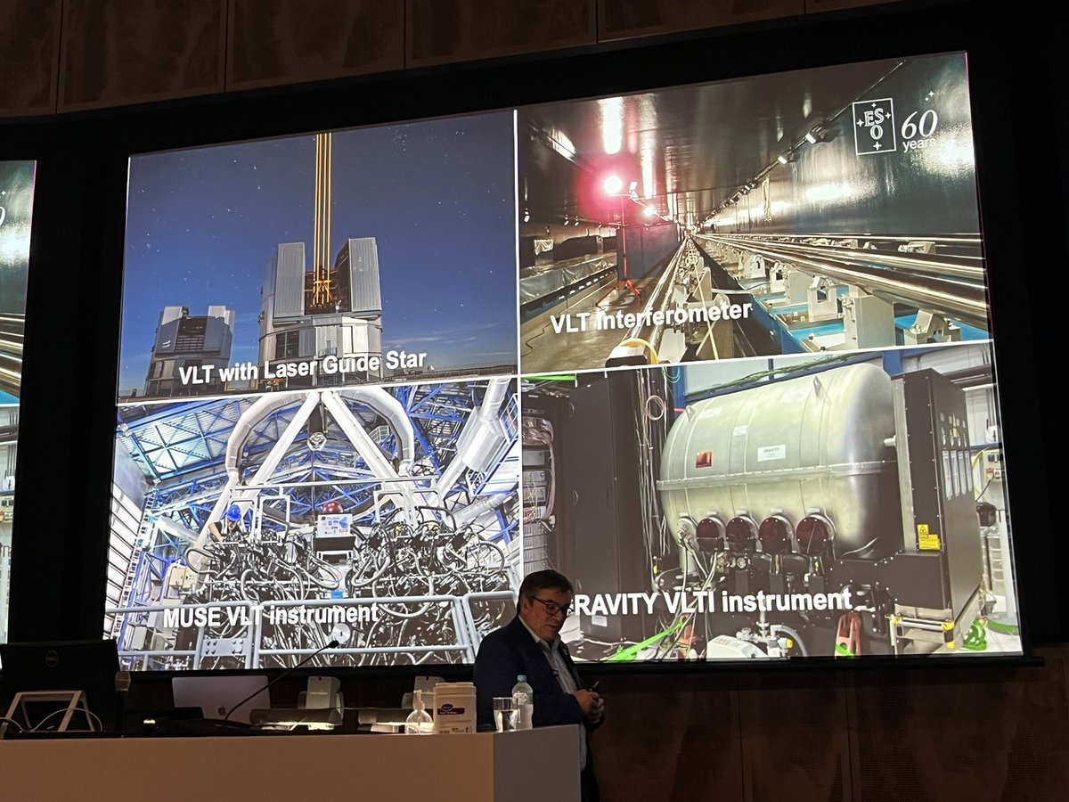 El_Lobo_Rayado's tweet photo. Prof @xbarcons, @ESO General Director, is giving an excellent summary of ESO achievements, facilities, &amp; instruments during the Allison Levick Lecture at @Macquarie_Uni @MQSciEng @AAOMacquarie @MQPhysAstro https://t.co/UJddPqRvEx