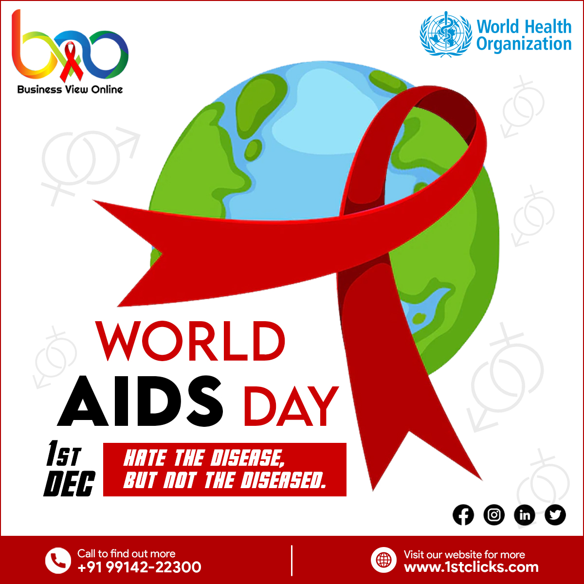 bvopvtltd's tweet photo. This year's theme for World AIDS Day is “Rock the Ribbon.” The National AIDS Trust is committed to stopping new cases of HIV, securing the rights of people living with HIV, and fighting HIV stigma and discrimination. 
Business View Online  
Call us at : +919914222300
#hivpositive https://t.co/SY1KHcwKTt